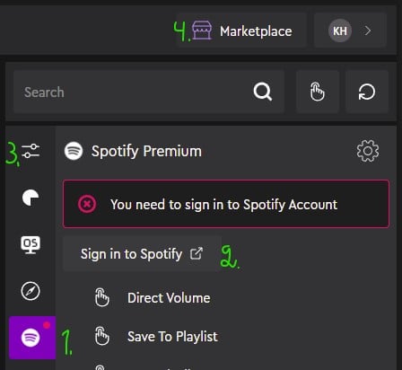 Using Spotify Premium with Loupedeck